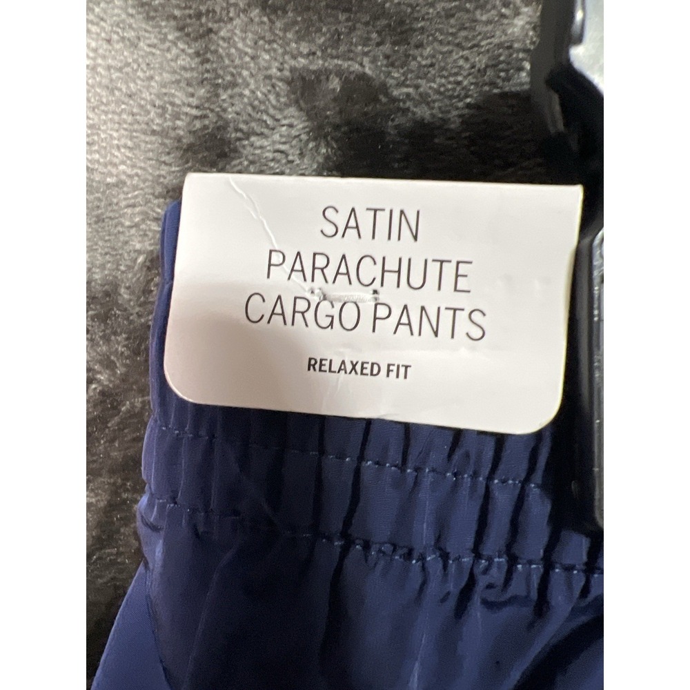 Victoria's Secret PINK Parachute Cargo Pants Blue XXL Y2K - Picture 4 of 8